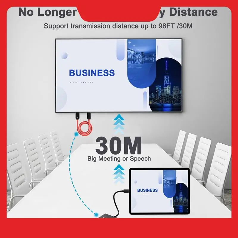 Wireless -Compatible Transmitter And Receiver,USB C Wireless -Compatible,Streaming Video Audio To TV/Monitor