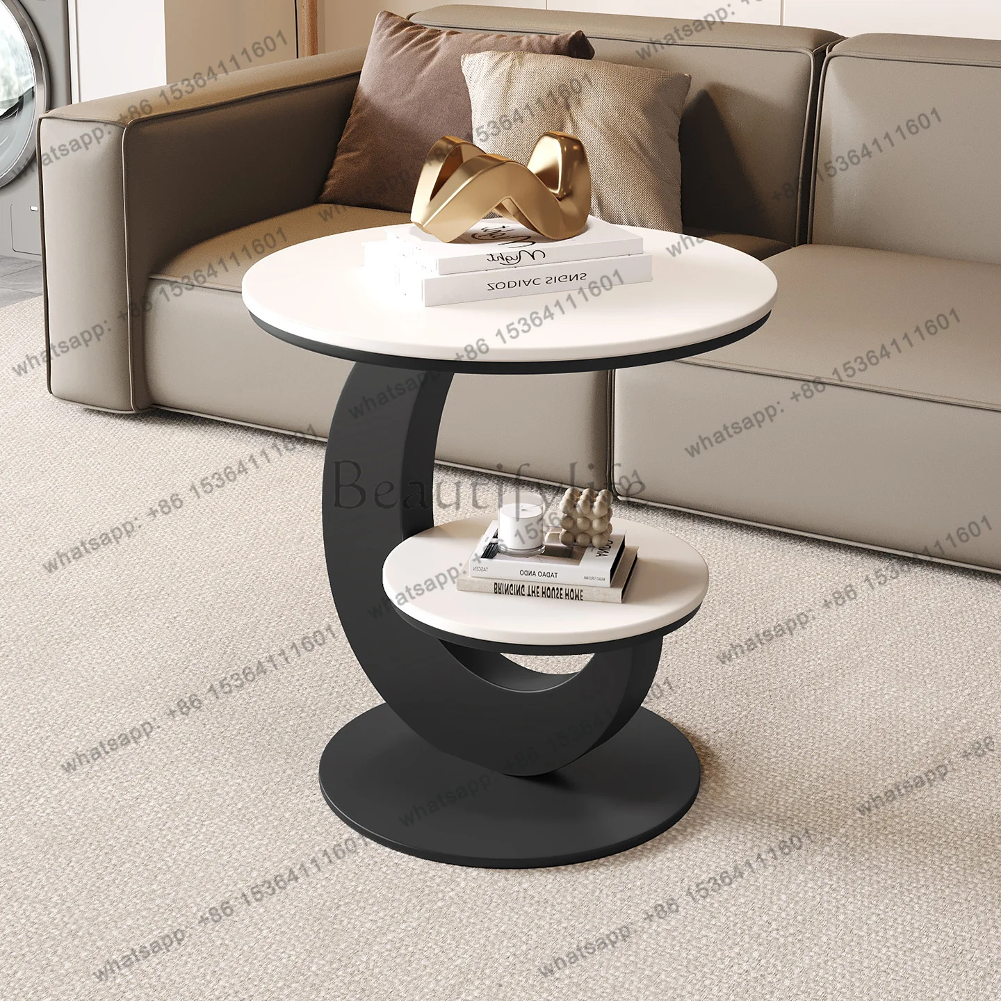 Unique Metal Coffee Table Creative Lounge Irregular European Luxury Design Side Table Events Mesa Auxiliar Salon Furniture