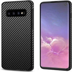 Ultra Thin Carbon Fiber Texure Soft TPU Case Cover sFor Samsung Galaxy S8 S9 S10 Plus S10E Note 8 9 10 Shockproof Phone Coque
