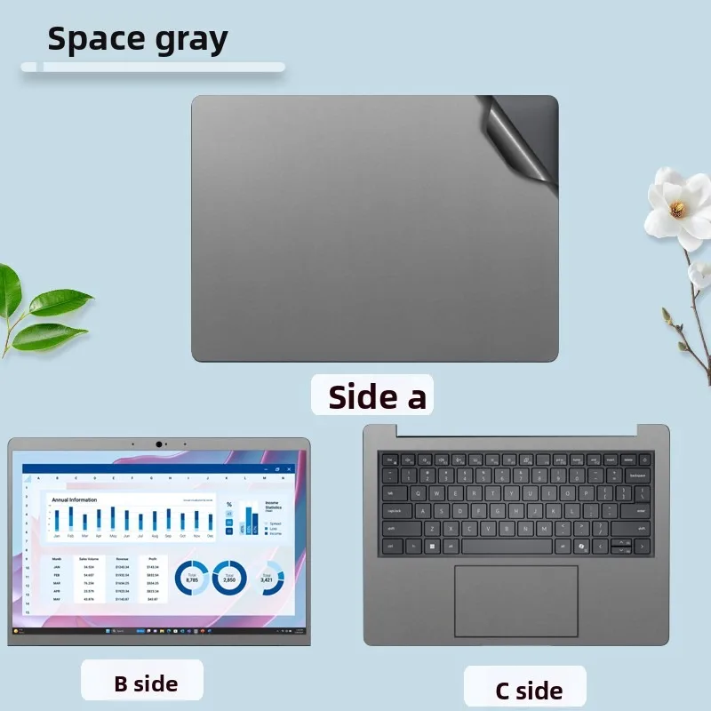 For 2025 Dell Pro 13 14 16 Plus PB13250 MC14255 MC16250 Laptop skin protective film Easy-cut computer stickers
