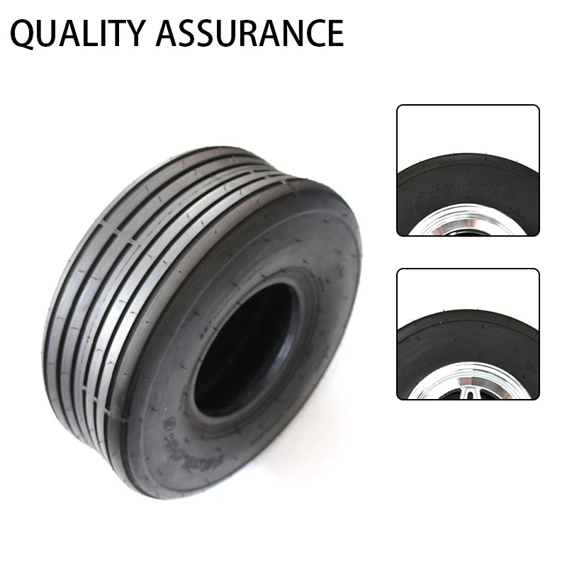 Good Quality for Small Harley Widened Tire 15x6.00-6 Motorcycle Rim, Tubeless Tire Four Wheel Tire Vacuum Road Tire