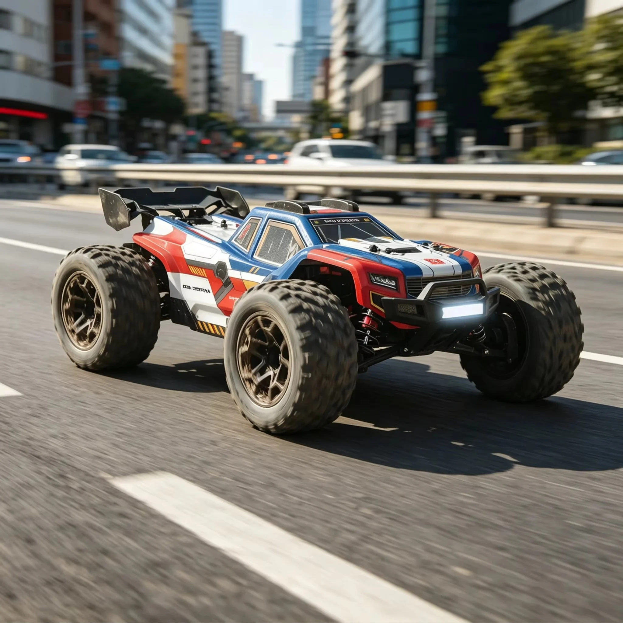 1:14 Brushless RC Racing Car 90KM/H High Speed 4WD Remote Control Car Truck Double Car Off Road RC Drift Racing Metal Drift