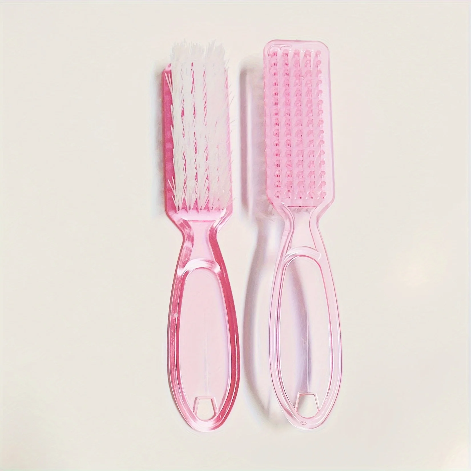 Brosse à ongles multifonctionnelle à Long manche, brosse à tête carrée pour Nail Art, brosse anti-poussière pour manucure, brosse de nettoyage de la poussière, 2/3/4/5 pièces