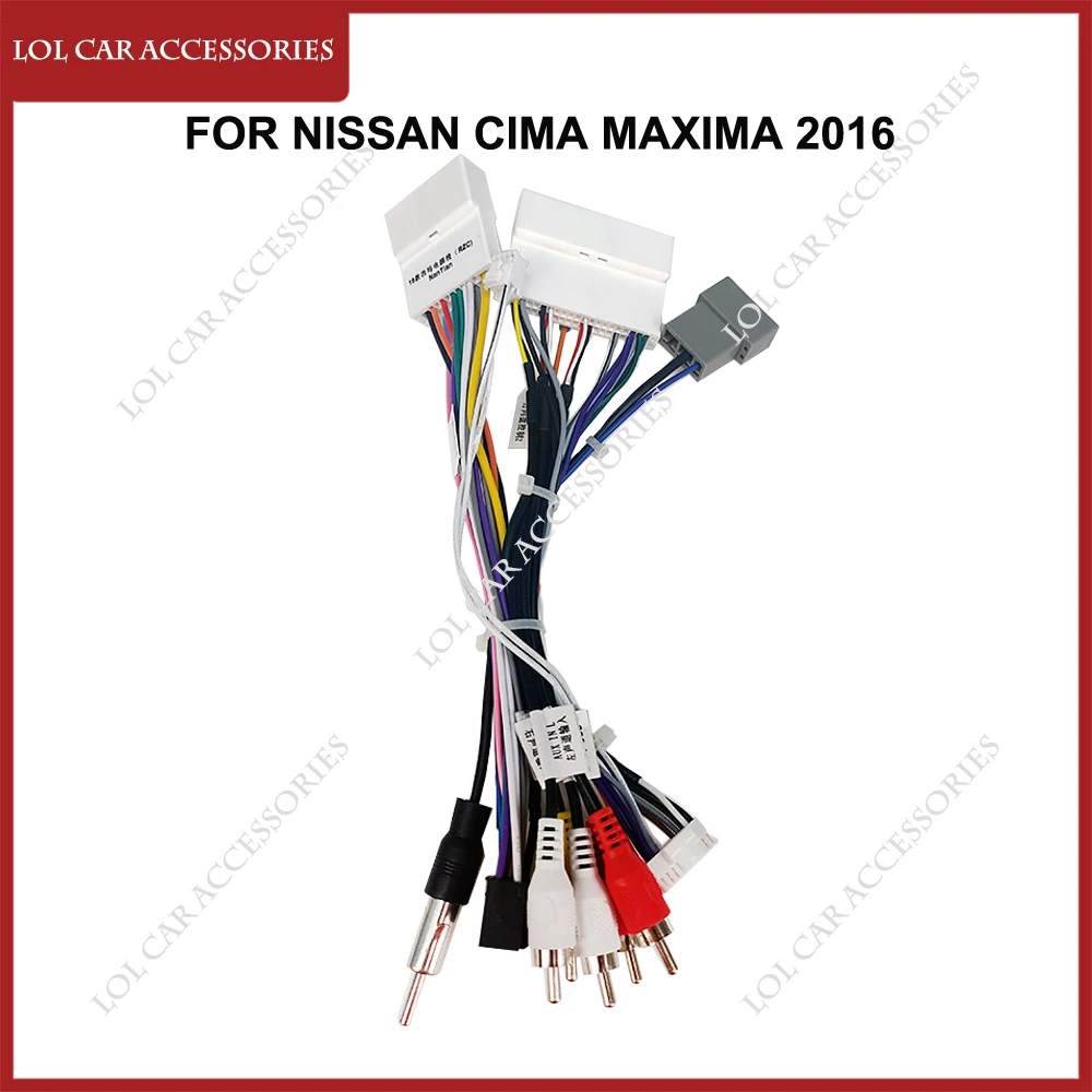 

For Nissan Cima MAXIMA 2016 Car Radio Android Stereo Player Power Cable Canbus Frame Wiring Harness