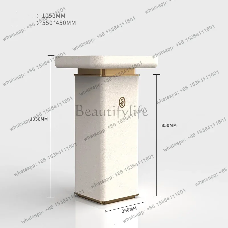 Luxury Trendy Reception Desk Counter Decorations Beauty Modern Reception Desk Counter