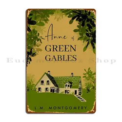 Anne Of Green Gables Children S Book Cover Metal Plaque Club Vintage Customize Wall Decor Cinema Tin Sign Poster