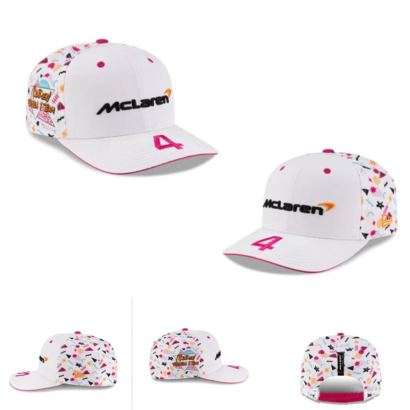 ل ماكلارين شعار قبعات البيسبول المتعثرة القبعات قبعة الرجال النساء الرجعية في الهواء الطلق الصيف قابل للتعديل القبعات الترفيه في الهواء الطلق الحماية من الشمس