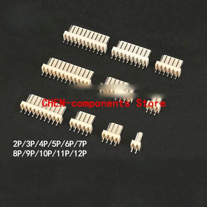 

50PCS 2510-AW KF2510 Connector 2.54MM Straight Needle Seat 2P/3P/4P/5P/6P/7P/8P/9P/10P--12PIN Right Angle for PCB 2.54MM