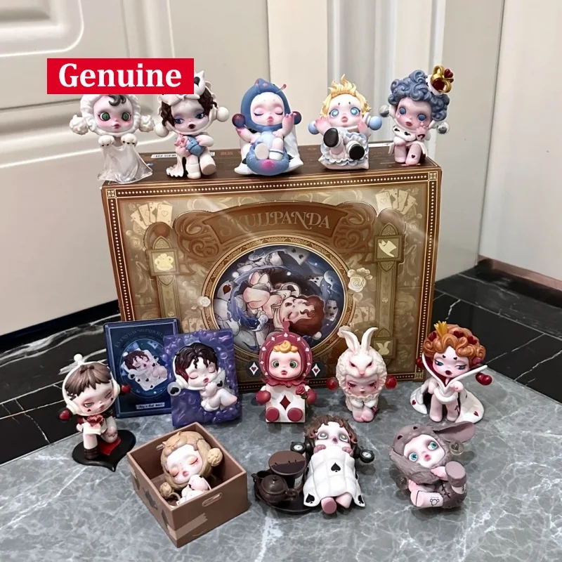 

Genuine POPMART SKULLPANDA Weekly Wonderland Series Blind Box Handmade Cute Doll Trendy Toy Mystery Box Ornament Gift Collection