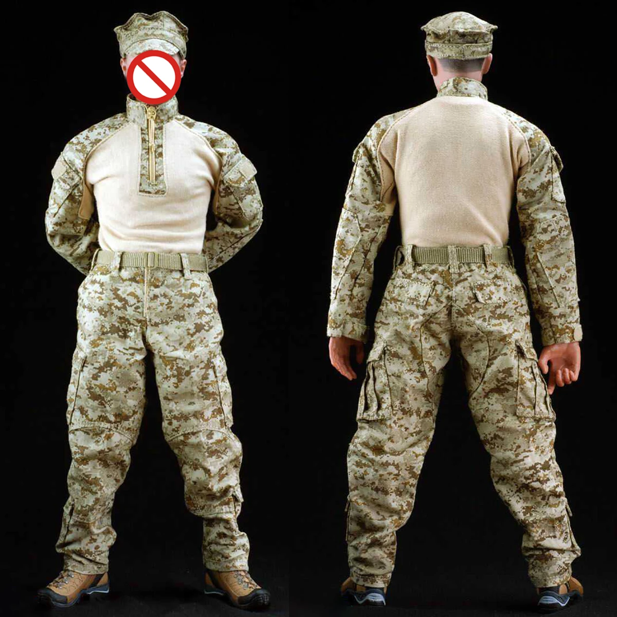 

COOMODEL OUR50001 1/6 ScaleMale Clothes Model Seal Combat Uniform Suit Boys Camouflage Clothes for 12'' Action Figure Model