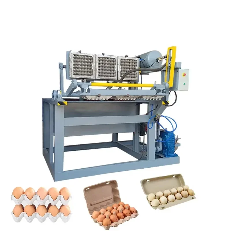 Fully Automatic Egg Tray Production Line Molding Machine Paper Pulp Forming Equipment For Chicken Farm Egg Box MakingHot Sale