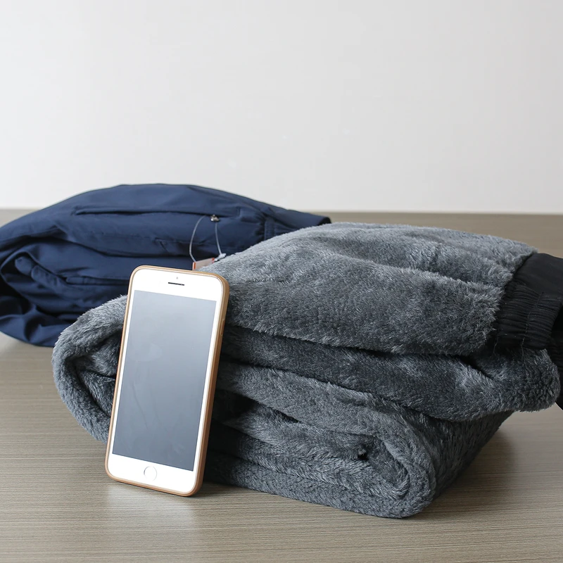 

Утепленные прямые брюки для мужчин с флисовой подкладкой, ветрозащитные, водонепроницаемые, для активного отдыха, осень-зима