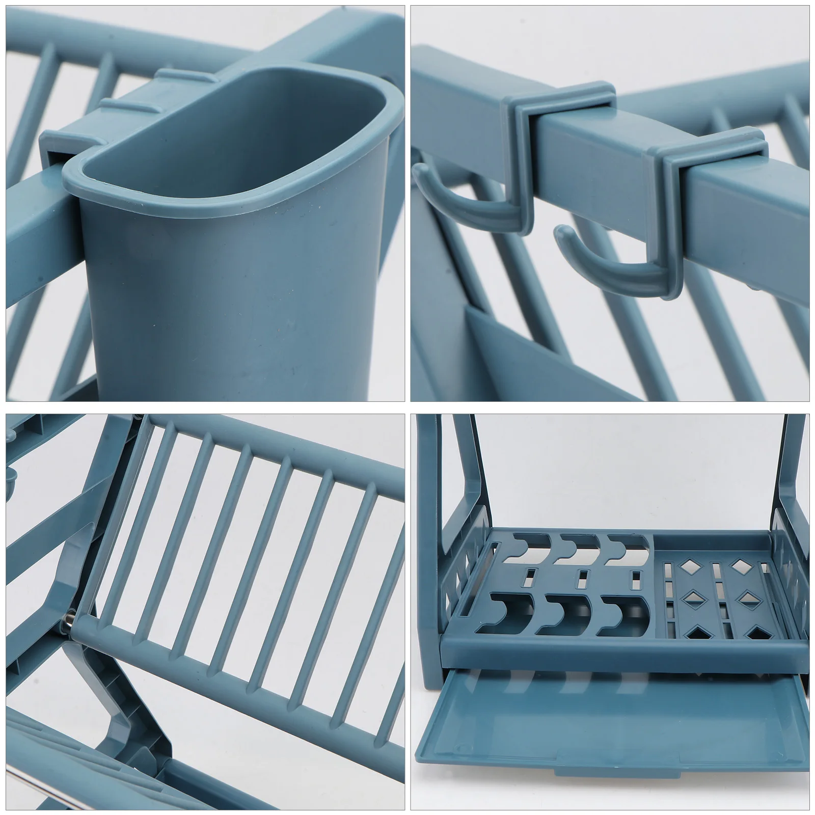 

Double-layer Bowl Rack Dish Racks Countertop Drying Dishes Kitchen Draining Mini
