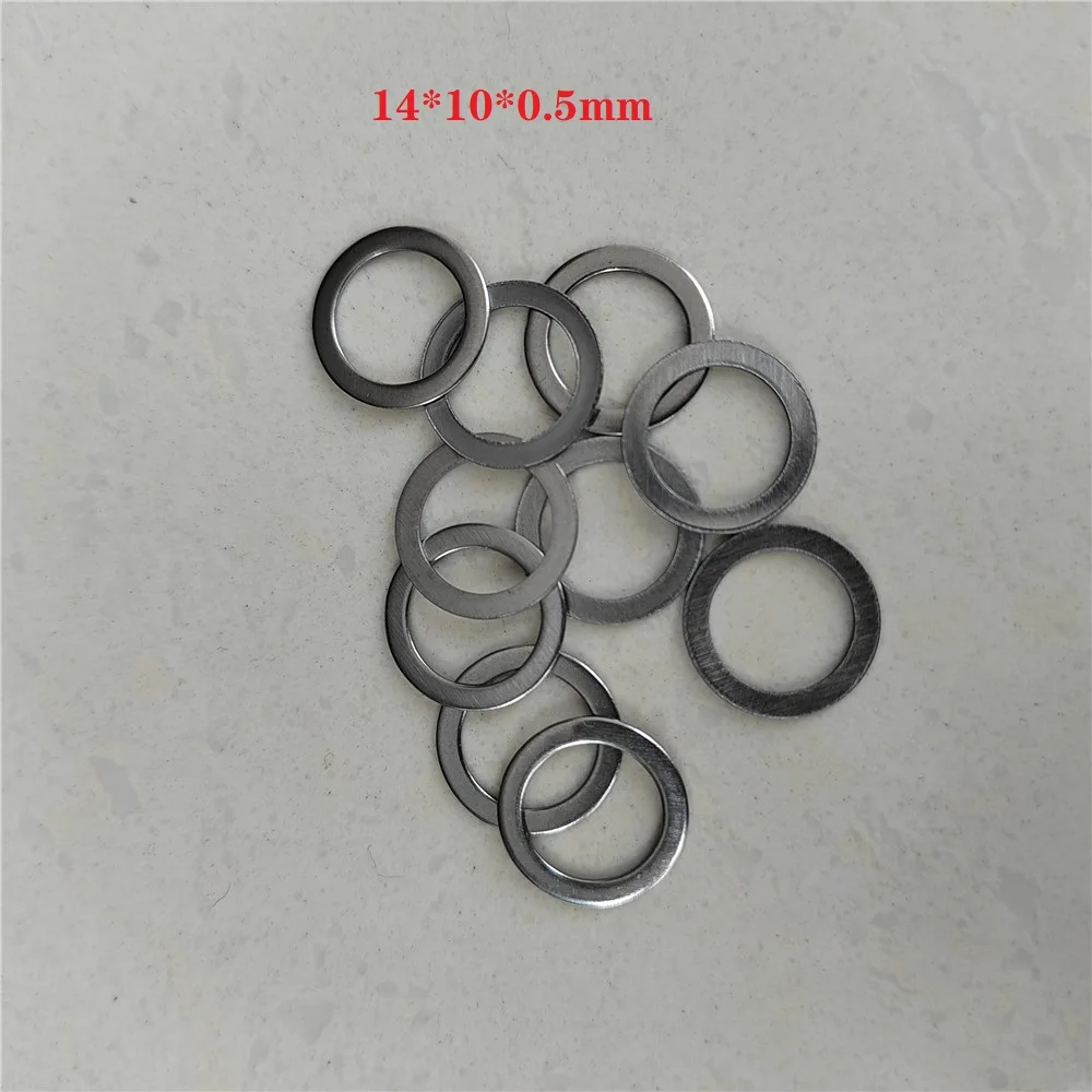 10PCS MTB Road Bicycle Chainring Bolts Gasket 0.5mm 1mm 2mm 5mm Bike Chain Wheel Screws Washer Crankset Bolt Washer Ring