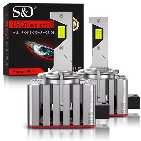30000LM D3S LED Headlights HID Canbus D1S D2S D4S D5S D8S D1R D2R D2C D3R D4R Turbo LED 160W CSP 5070 Chip 6000K Plug&amp;Play