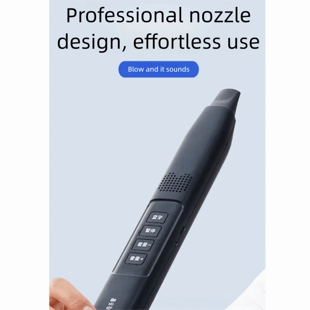 Tubo de música elétrica portátil, tom múltiplo, conexão bluetooth, maçarico elétrico, alto-falante de alta potência, instrumento musical