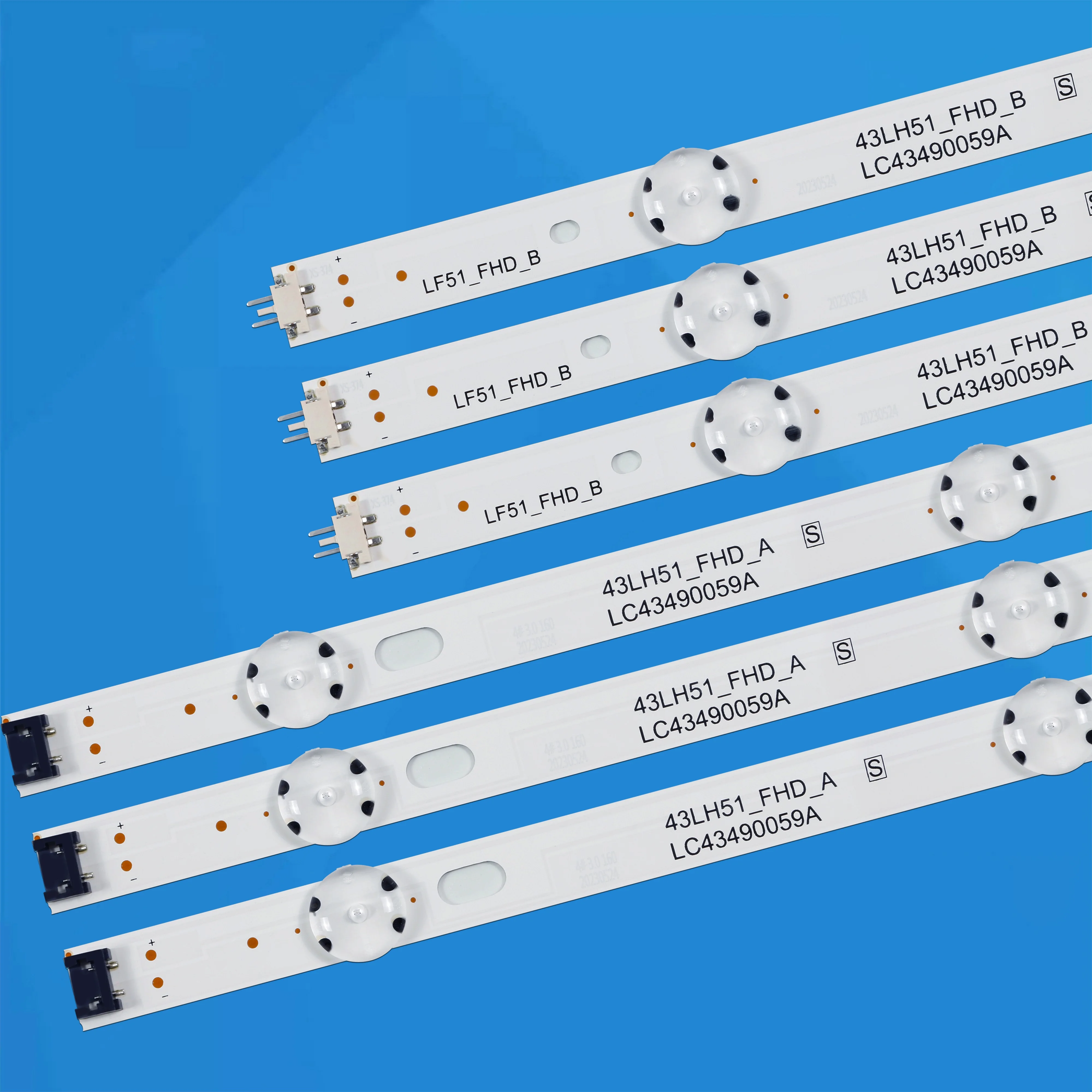 3 шт. светодиодных лент для 43UM7000PLA 43LJ550M3 43UJ657V 43LJ550T 43UJ6050 43LJ550M LC43490057A LC43490064A EAV63673004 43UJ65_UHD_L