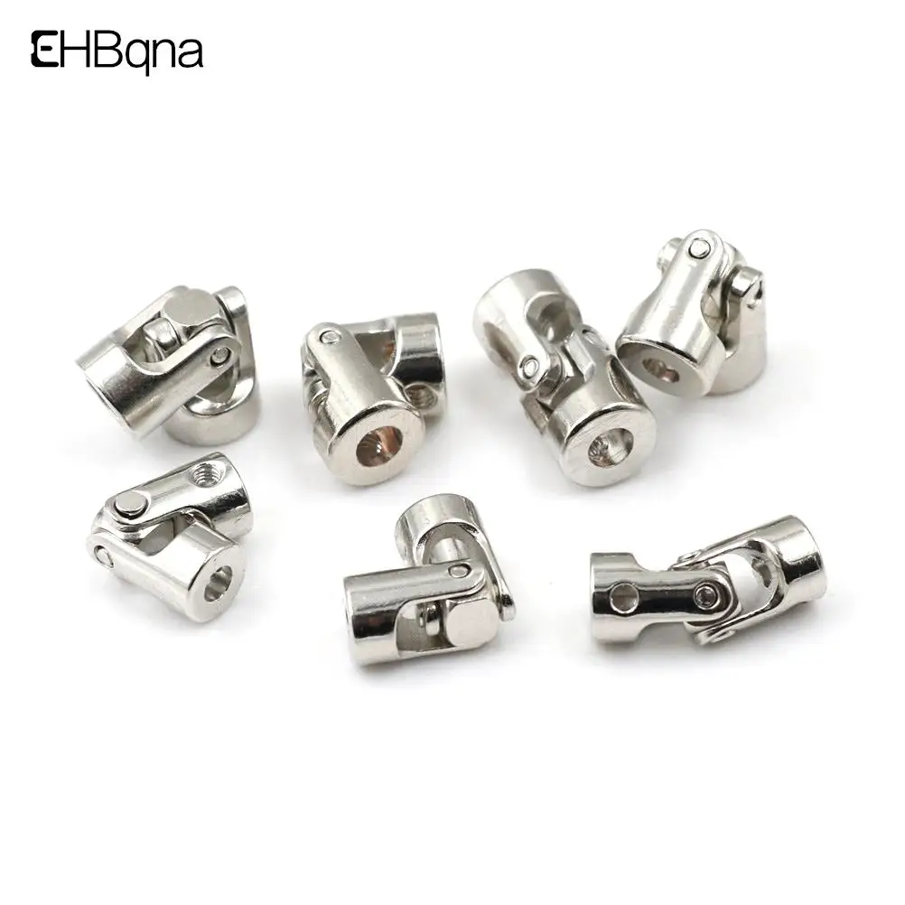 Rc Boat Car Metal Cardan Joint 3x3mm/4x3mm/4x4mm/5x4mm/5x5mm/6x6mm Gimbal Couplings Shaft Motor Connector Universal Joint