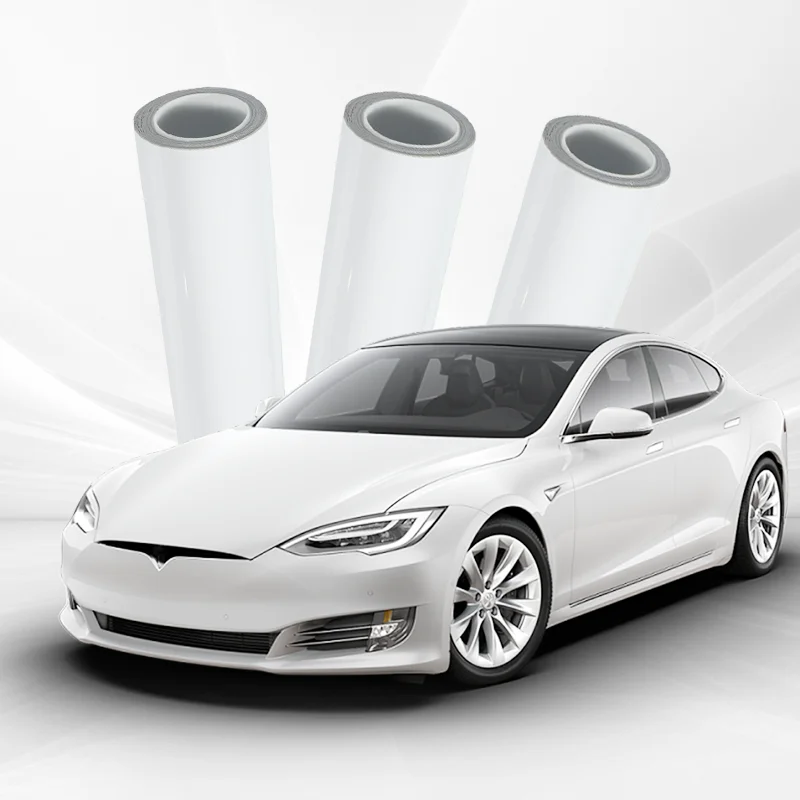 

Leonardo 1.52*15M Gloss White Wrap Vehicle Anti Scratch PPF Paint ProtectiveFilm TPU Car Protection Film