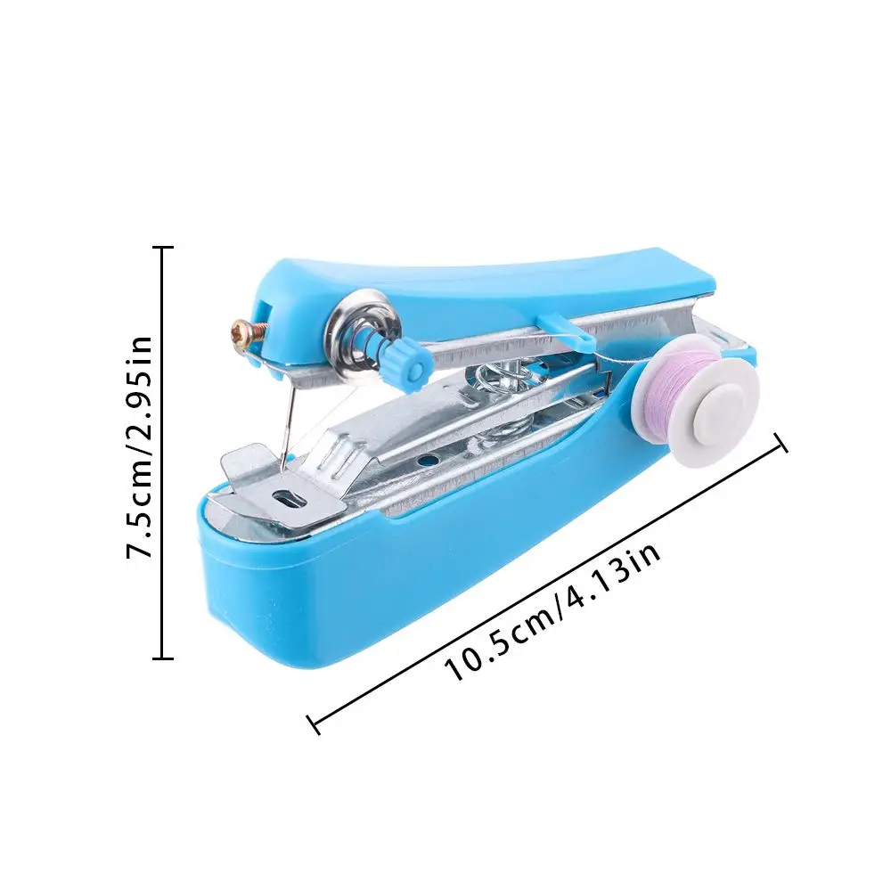 Best Sewing Machine for Beginners Best Gift For Family Portable Needlework Cordles Mini Hand-Held Clothes Fabrics Sewing Machine image 6
