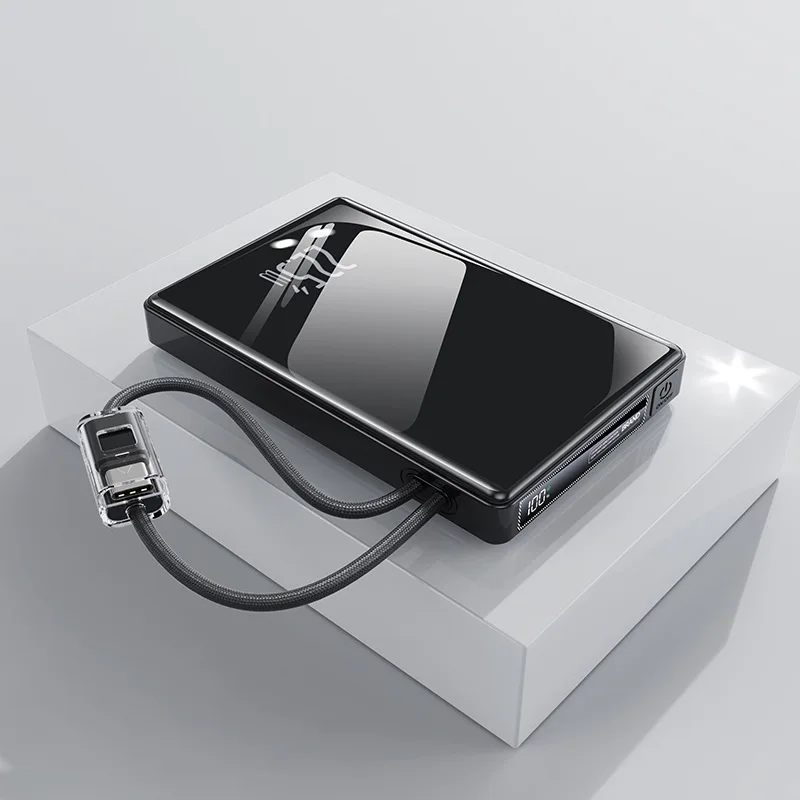 

Зеркальный блок питания Легкий роскошный мобильный блок питания PD Power Bank Высококлассный бизнес