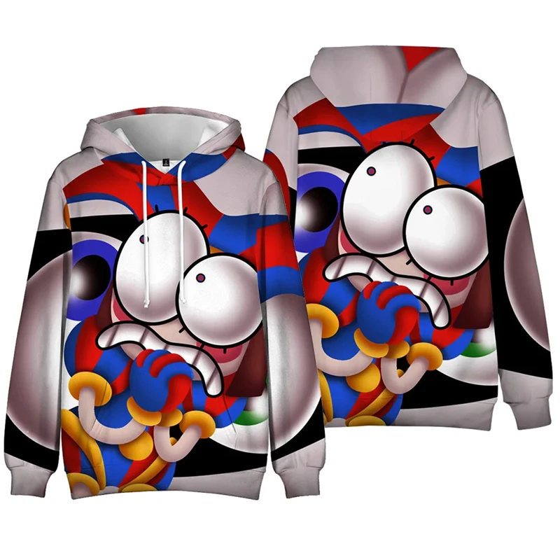 New The Amazing Digital Circus Magic 3D Print Hoodies Men Women Fashion Casual Pullover Sweatshirt Y2k Harajuku Kids Hoodie Tops