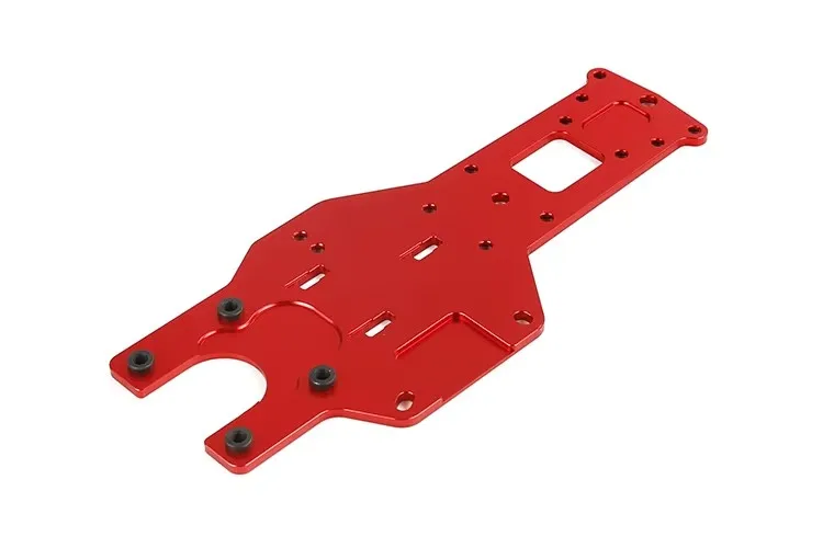Piastra inferiore posteriore del telaio ispessito con lavorazione CNC per 1/5 ROFUN BAJA 5B 5T 5SC