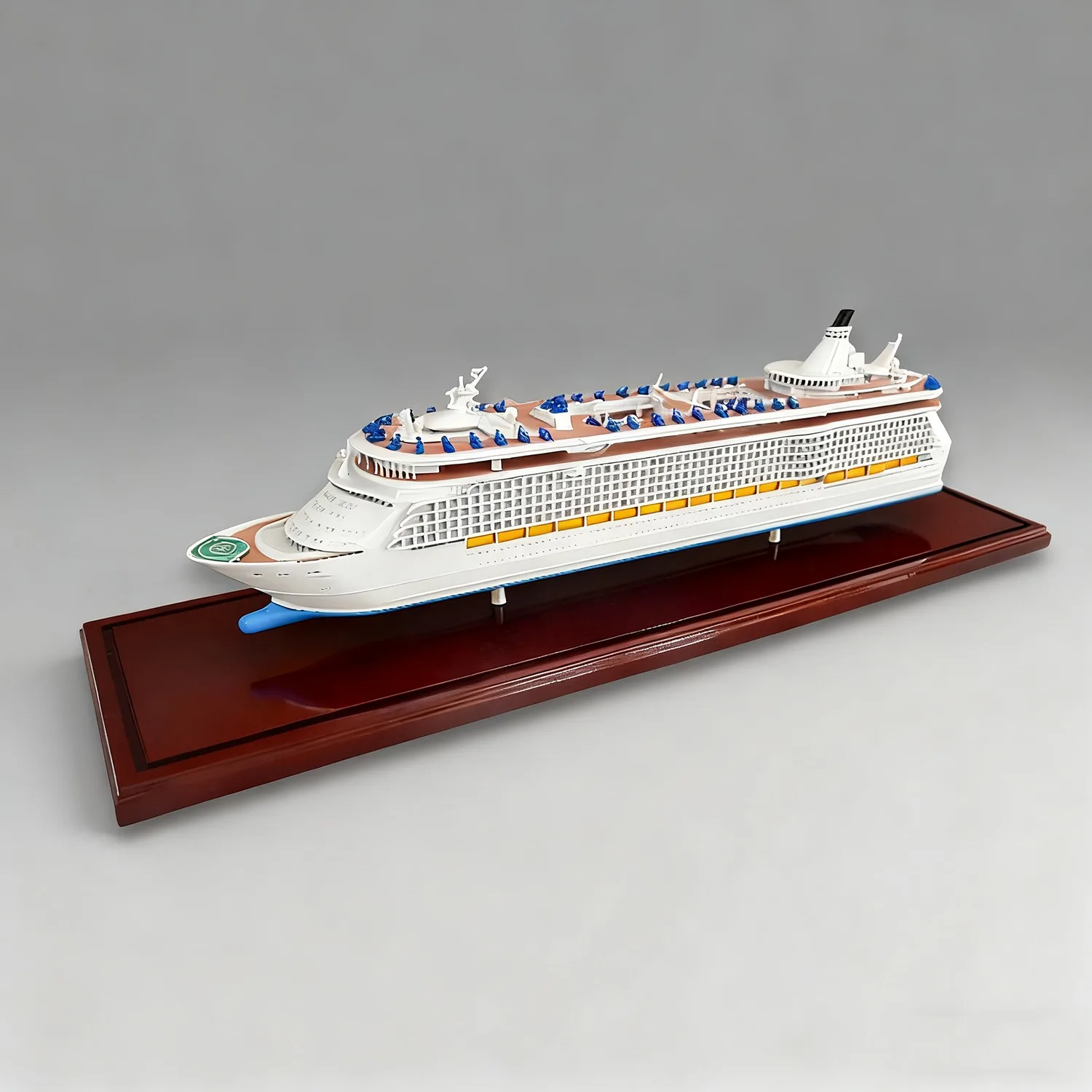 

50cm Simulation Royal Caribbean Cruise Ship Model Resin 3D Printed Exquisitely Detailed Ships Static Model Ship Toy Ornament