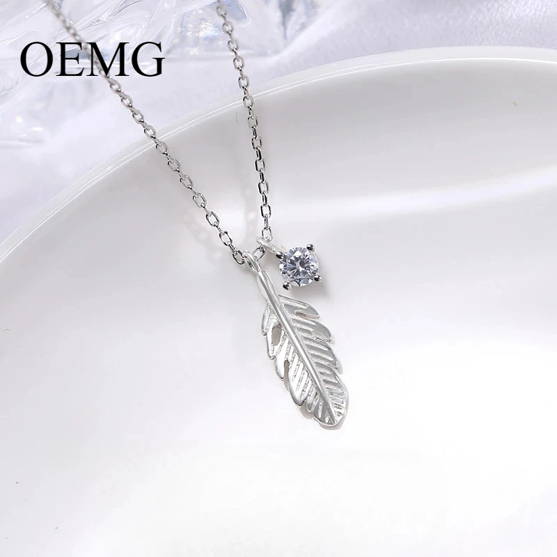 

S925 Silver Brand OEMG Exquisite Necklace for Women