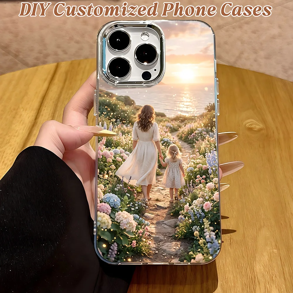 HOT Phone Case for Samsung Galaxy S26 S25 S24 S23 S22 S21 S20 Note20 FE Ultra Edge Plus 4G 5G Transparent DIY Photo Customized