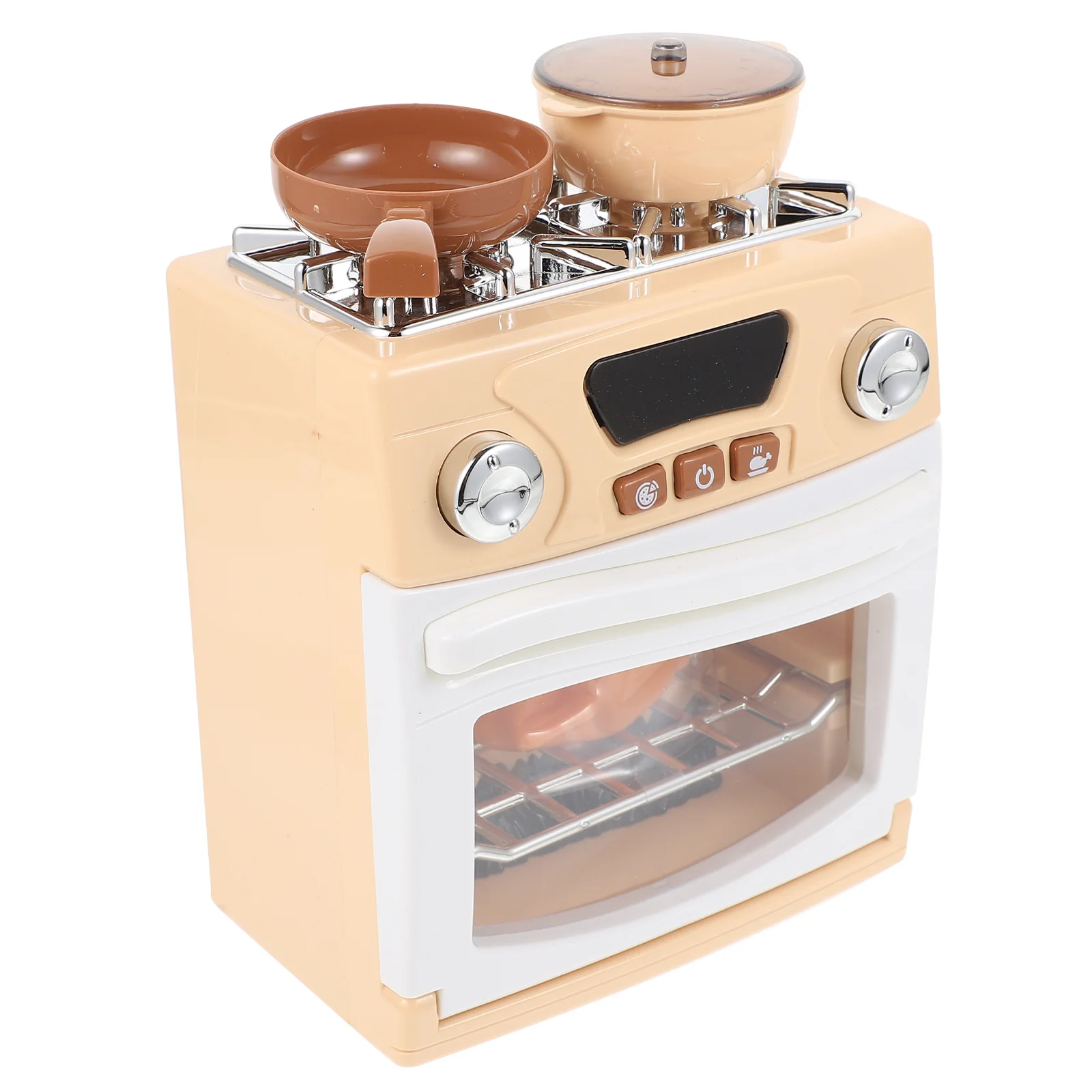 Mini máquina de horno, decoración de escritorio Adorable, simulación de horneado, juguete para niños, regalo educativo, suministro para casa de juegos, muebles simulados