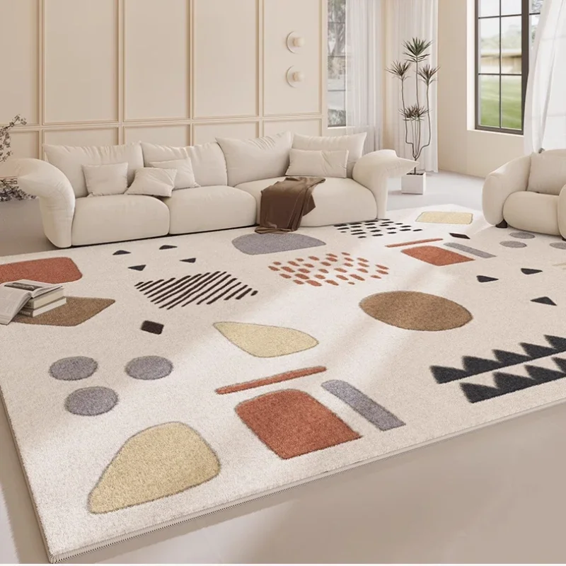 Modern Style Rugs for Bedroom Large Size Living Room Decoration Plush Carpet Thick Washable Study Floor Mat Home Fluffy Soft Rug
