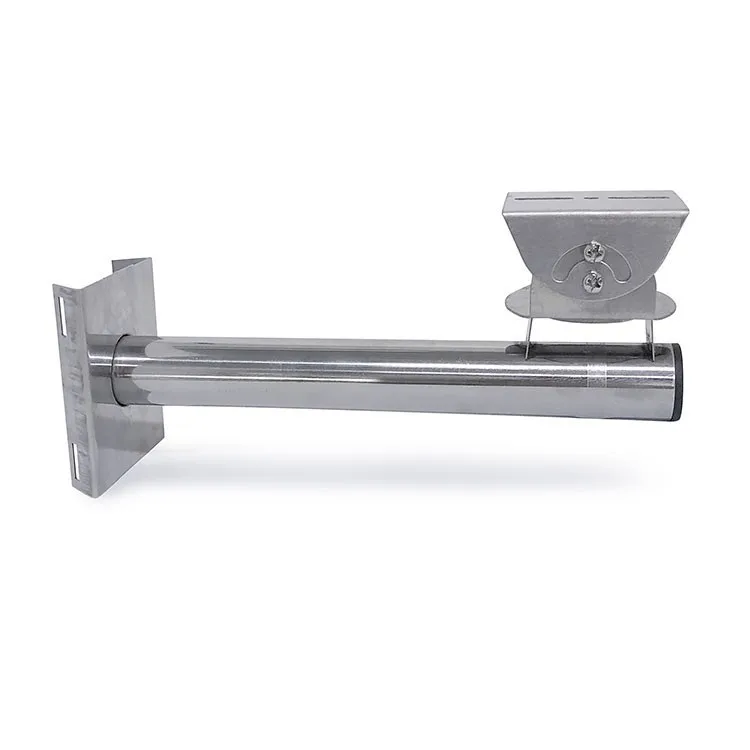 Monitoring stainless steel bracket, camera pole bracket, wire pole, street lamp clamp, pole bracket, 30CM