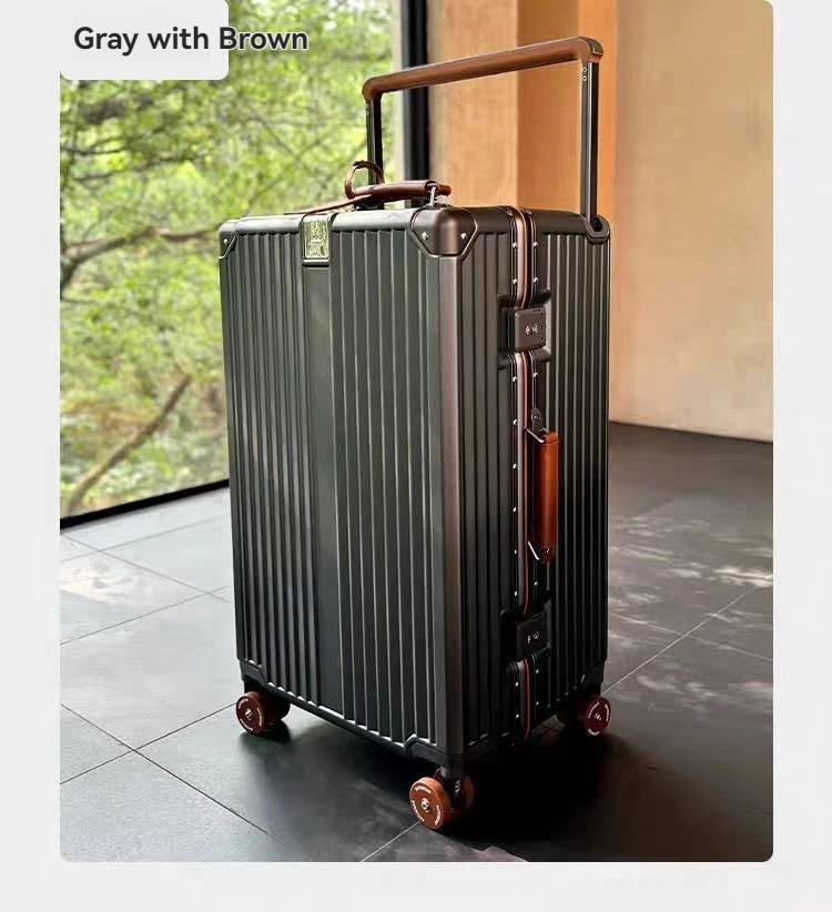 2025 Nieuwe schaatswielbagage 20 inch instapkoffer 24 inch reiskoffer Premium wachtwoordbox Duurzame trolleykoffer