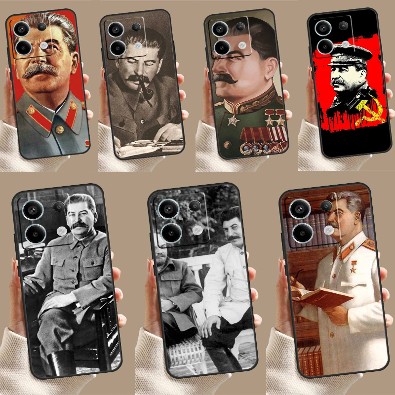 USSR Joseph Stalin Case For Xiaomi Redmi Note 9 10 11 12 13 Pro Plus 9S 10S 11S 12S Redmi 12 10C 9C 13C Coque