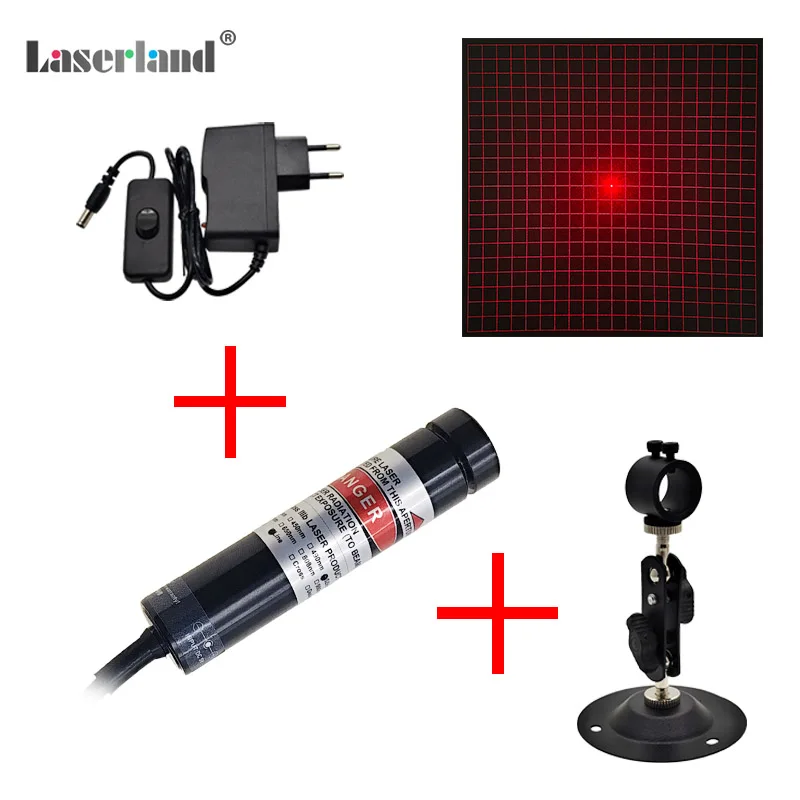 20x20 Grid 650nm Red Grating Laser Module 3D Structural Light Source Scanner Scanning