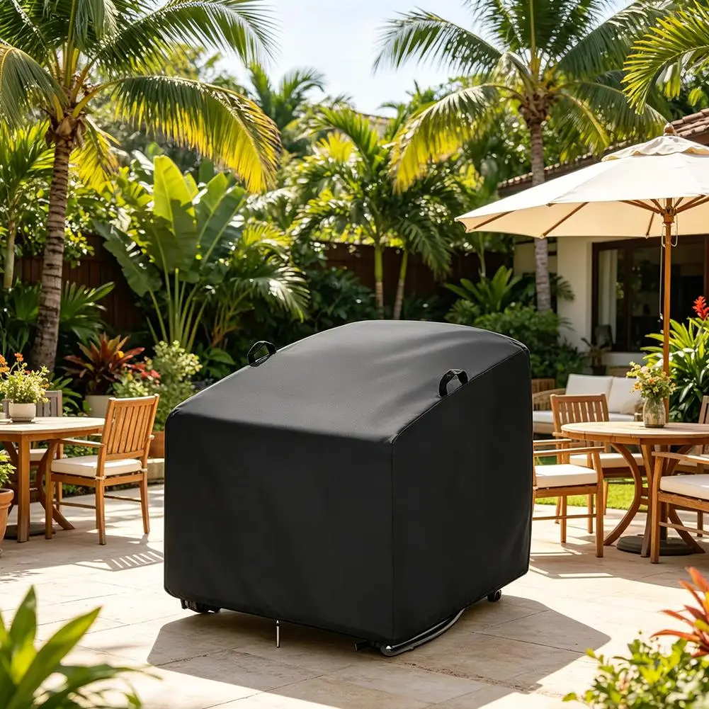 

Egg Chair Cover 210D Oxford Waterproof Material for Outdoor Rocking Chair 44.09x37.8x29.92 Inches with Elastic Hem