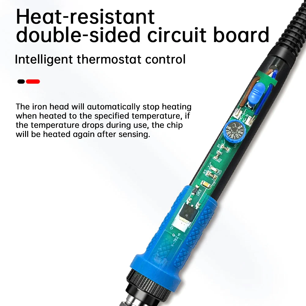 AC220V/AC110V 60W Ceramic Internal Heat Intelligent Thermostatic Electric Soldering Lron For Soldering And Repair