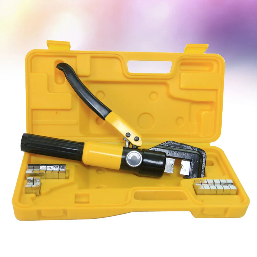 

12 Tons Hydraulic Wire Cable Lug Terminal Crimper Crimping Tool for Crimping and Joining Aluminum Copper Wires Cables