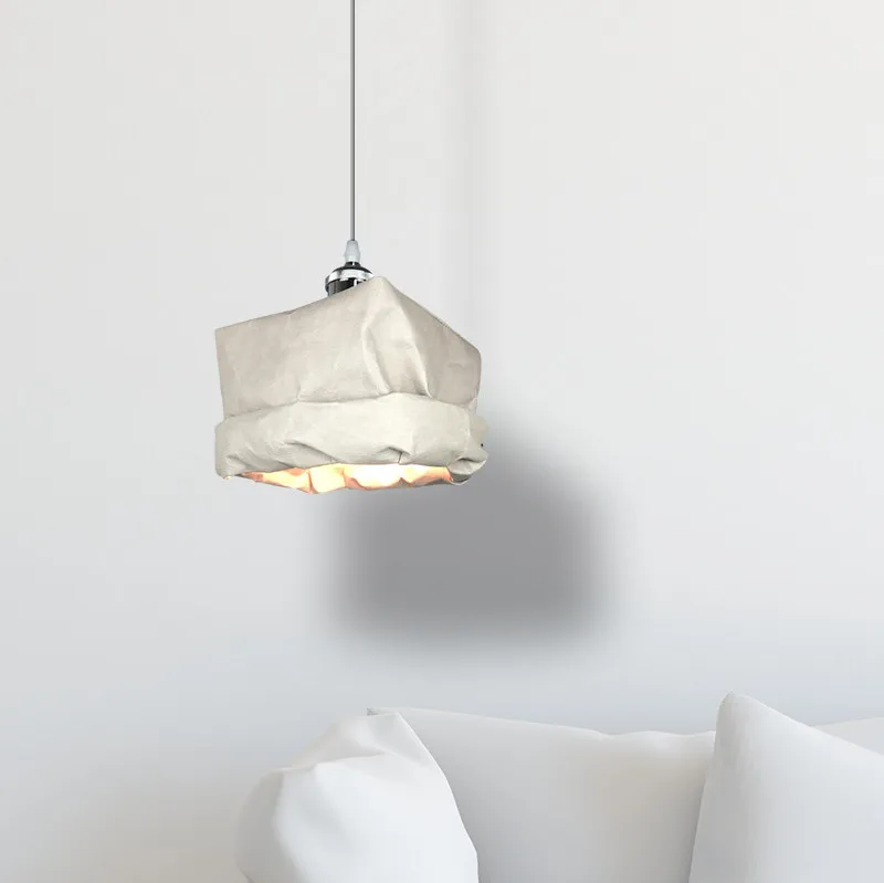 

Крафт-бумага ручной работы, креативная персонализированная барная стойка, подвесной светильник для ресторана, кабинет, скандинавский декоративный светильник