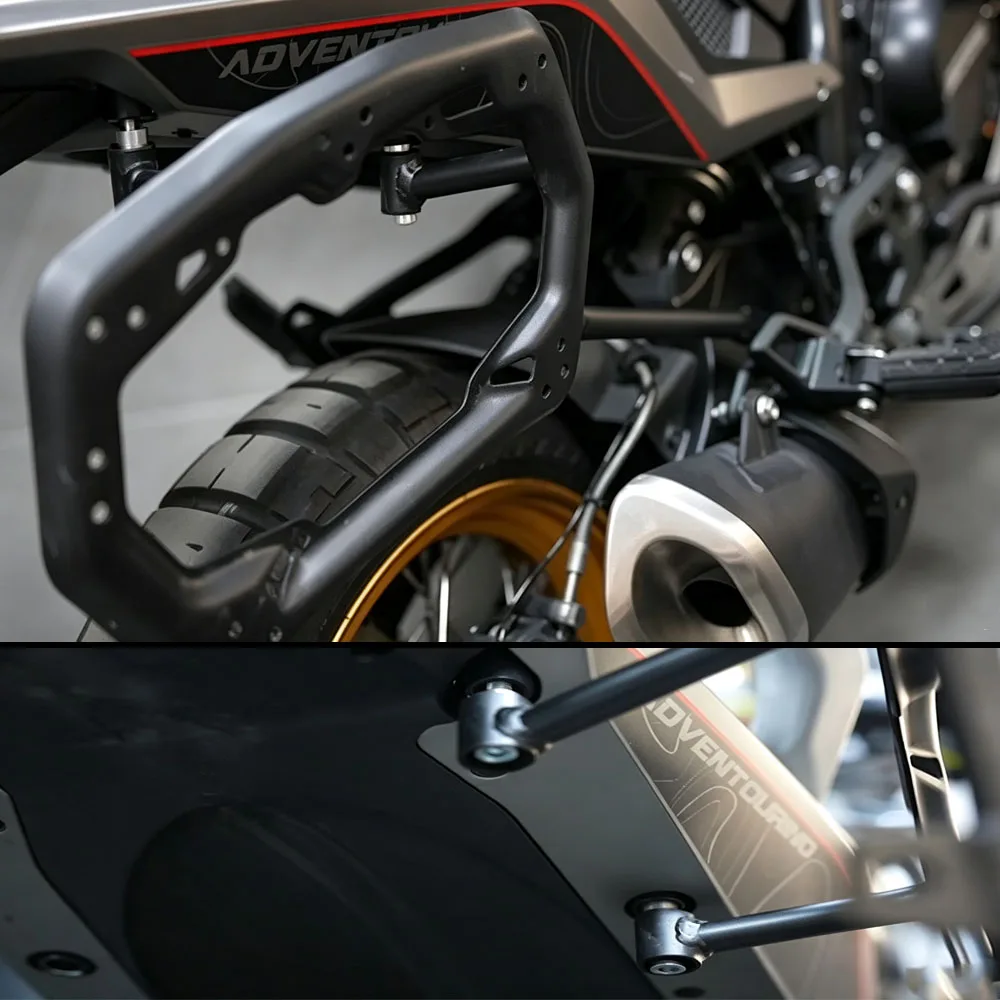 Aluminum Case Top Case Side Luggage Box Panniers Trunk SaddleBag Bracket Tool Storage Box For Morini X-Cape 650 XCape 650 XCape