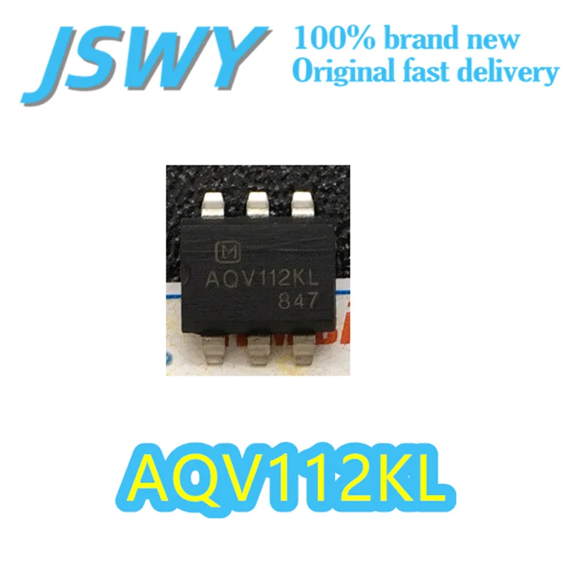 

(5/50 pieces) AQV112KL Original Optocoupler Relay SMD SOP-6 60V/0.5A Low On Resistance Electronics Spot