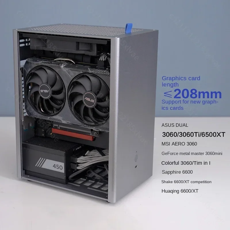 [Off Shelf] AKLLA A3 ITX Processing Supports 120-Cooled Game Computer Host