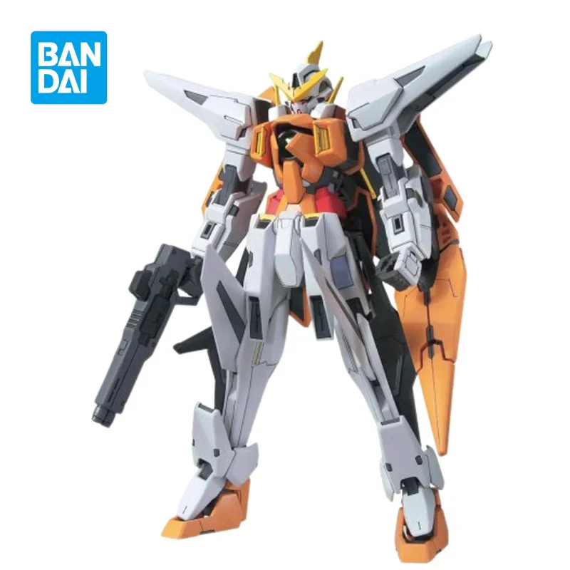 

Оригинальная игрушка Bandai GUNDAM KYRIOS HG 00 04 1/144 искусственная анимация Сборная модель игрушка фигурка подарок коллекционное украшение