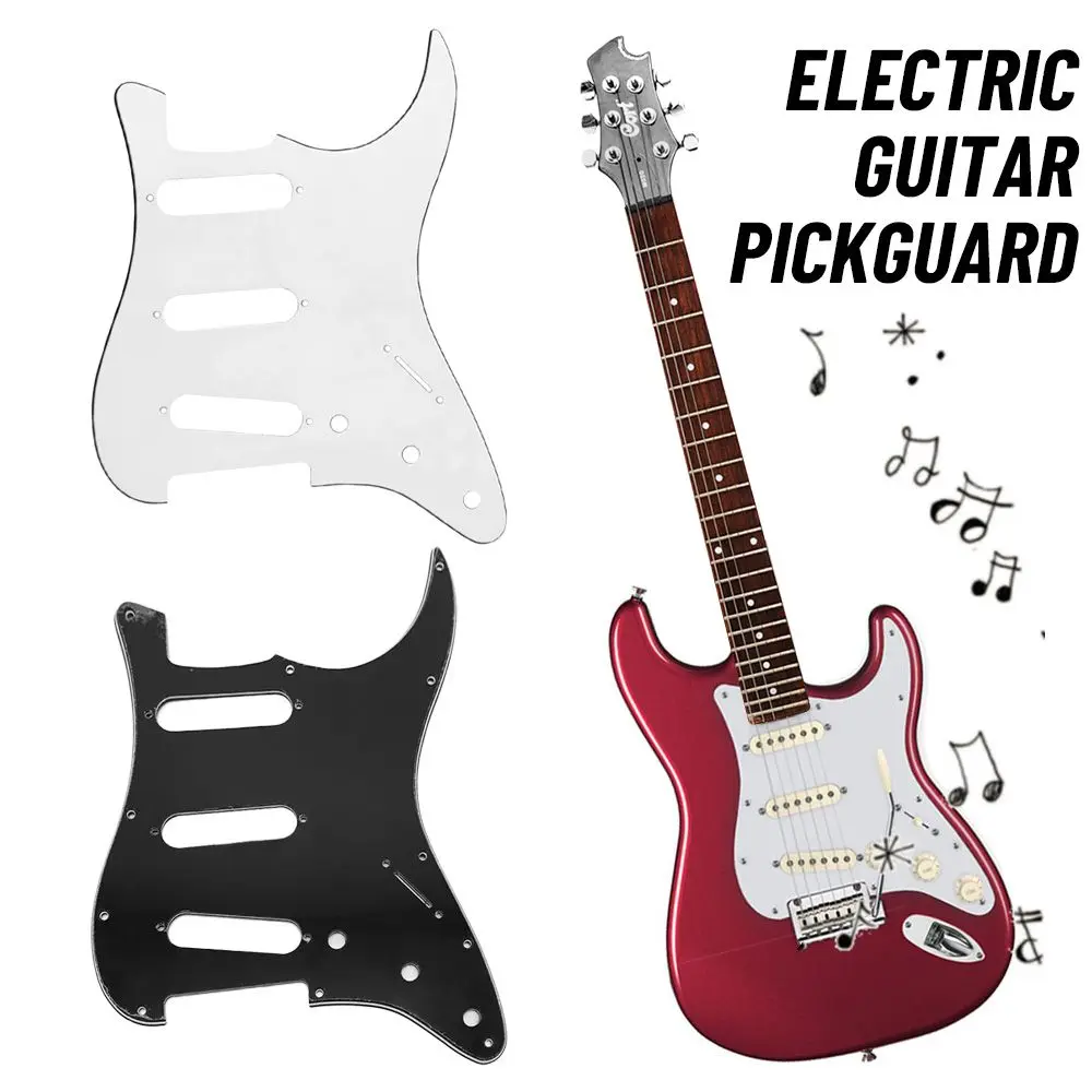 Accessories Front Cover Universal ST Three Singles Endless Hole DIY Guard Electric Guitar Pickguard