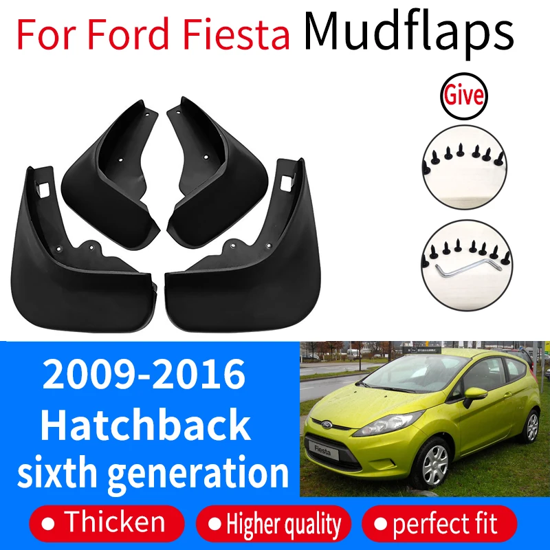 

Auto Parts Ford Fiesta 2009~2017 2014 2015 MK6 Fender Lining Car Front Rear Wheel Fender Splash Guard Accessories Mudguard Skin