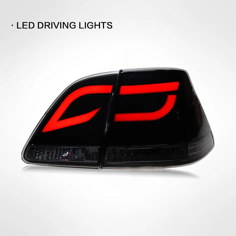 For Toyota 12th Generation Old Crown Taillight Assembly 2003-2009 Modified LED Light Guide Driving Light Brake Reversing Light view 3