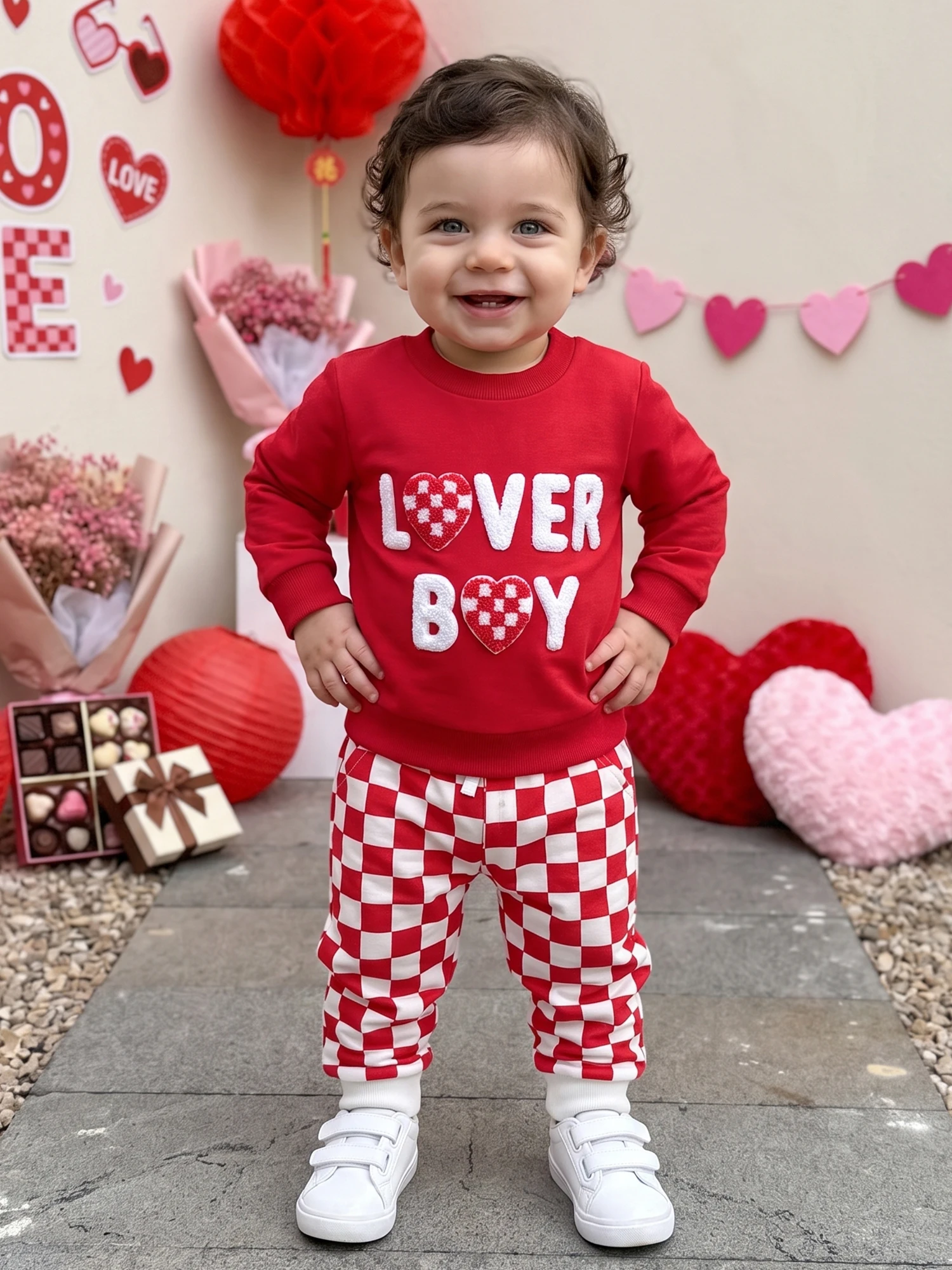 Tops Sleeve Toddler Girls Embroidery Toddler Girls Valentines Valentines Sleeve Embroidery Professional