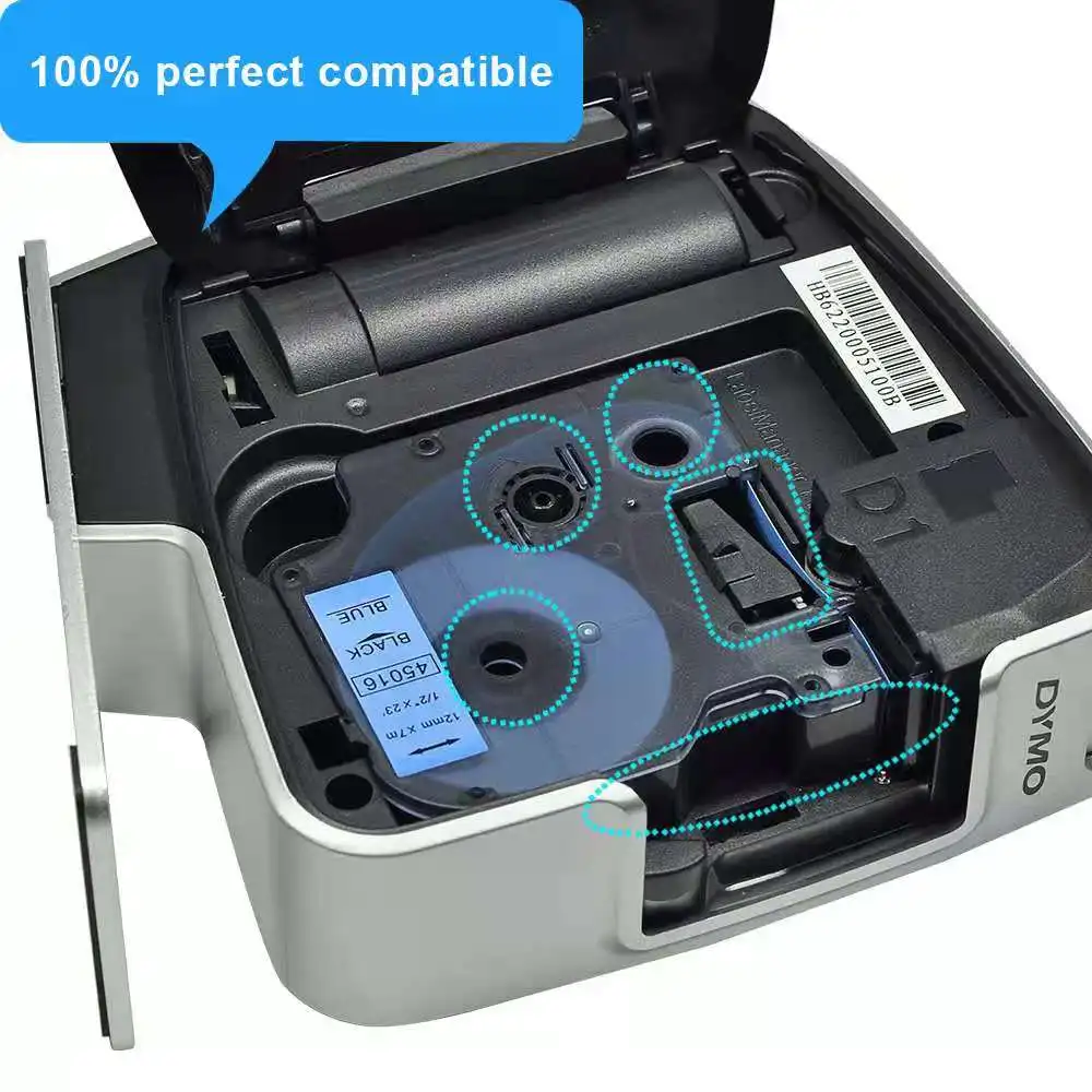 

Compatible P-touch Oil Resistant High Temperature Resistance for DYMO 45016 with Factory Price Label Cassette