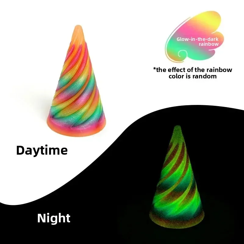 Zabawki Fidget z nadrukiem 3D Dekompresja Spinning Trójwymiarowa struktura Palec Podwójny kolor Zabawka antystresowa